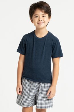 635.3811_MAR_001_Pijama Curto-Infantil-Viscose-e-Tricoline